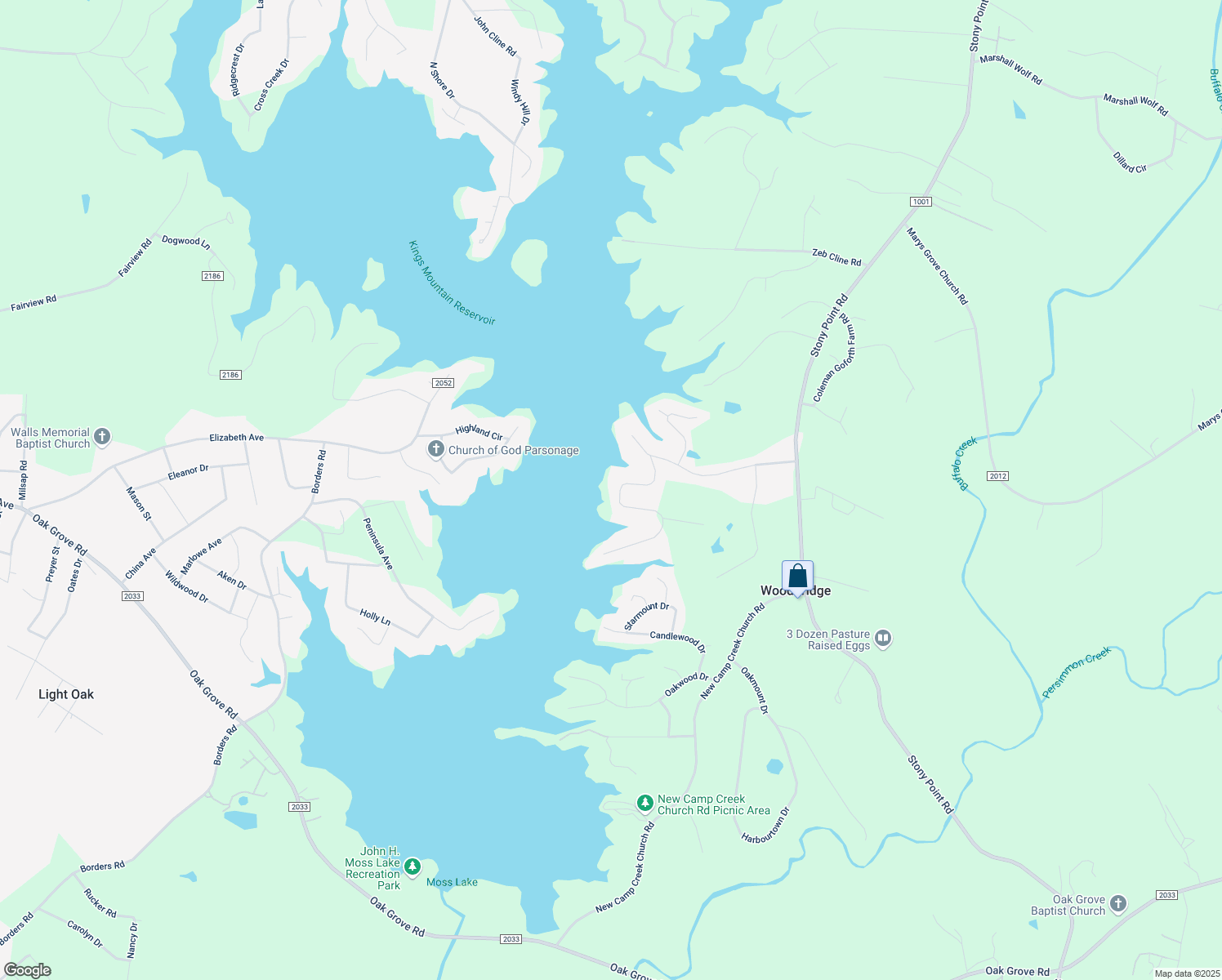 map of restaurants, bars, coffee shops, grocery stores, and more near 120 Quail Hollow Drive in Kings Mountain