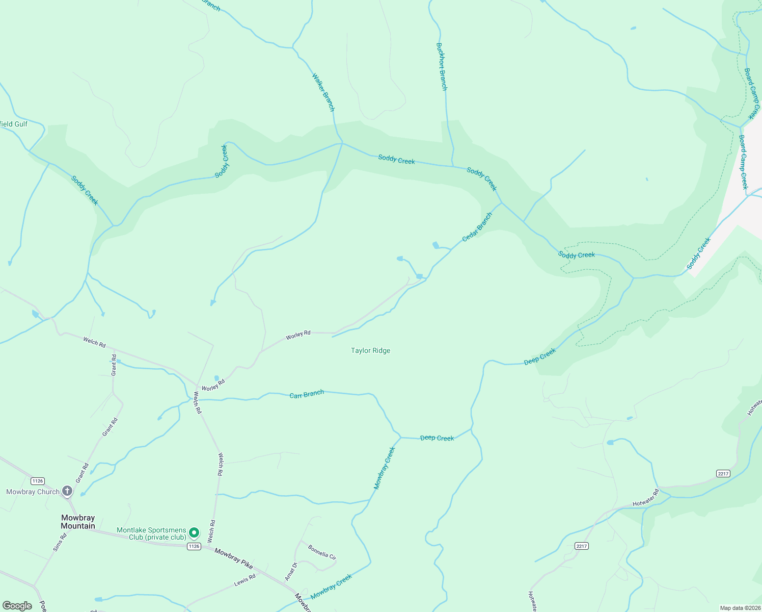 map of restaurants, bars, coffee shops, grocery stores, and more near 11024 Worley Road in Soddy-Daisy
