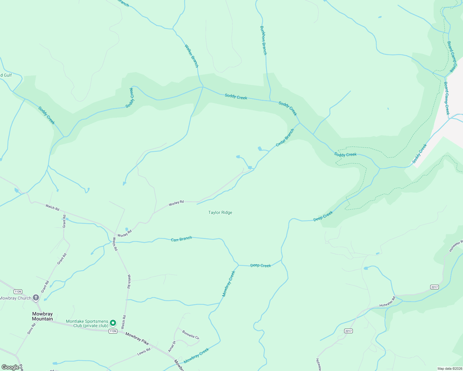 map of restaurants, bars, coffee shops, grocery stores, and more near 11126 Worley Road in Soddy-Daisy