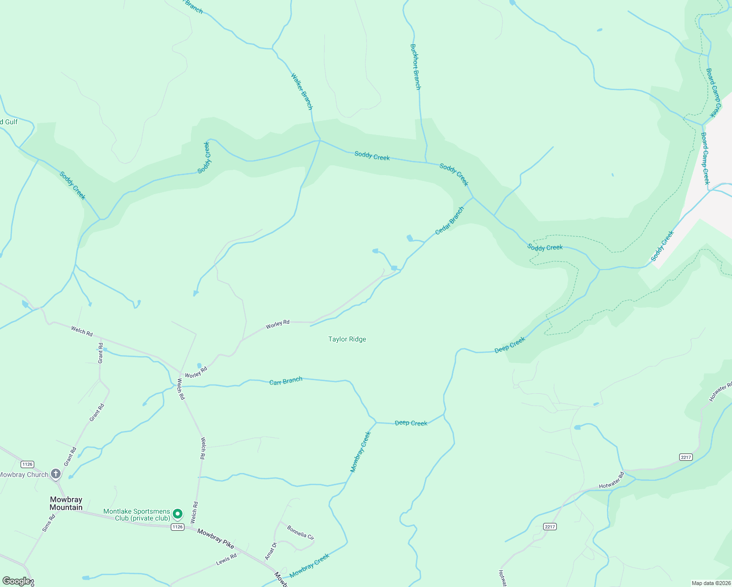map of restaurants, bars, coffee shops, grocery stores, and more near 11126 Worley Road in Soddy-Daisy