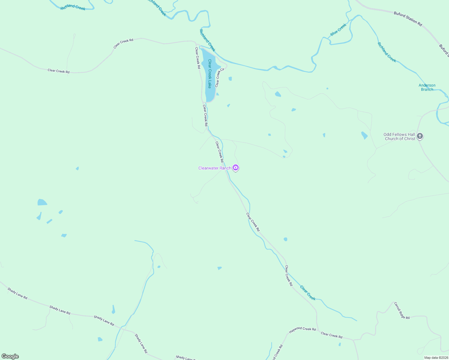 map of restaurants, bars, coffee shops, grocery stores, and more near 7144-7162 Clear Creek Road in Pulaski