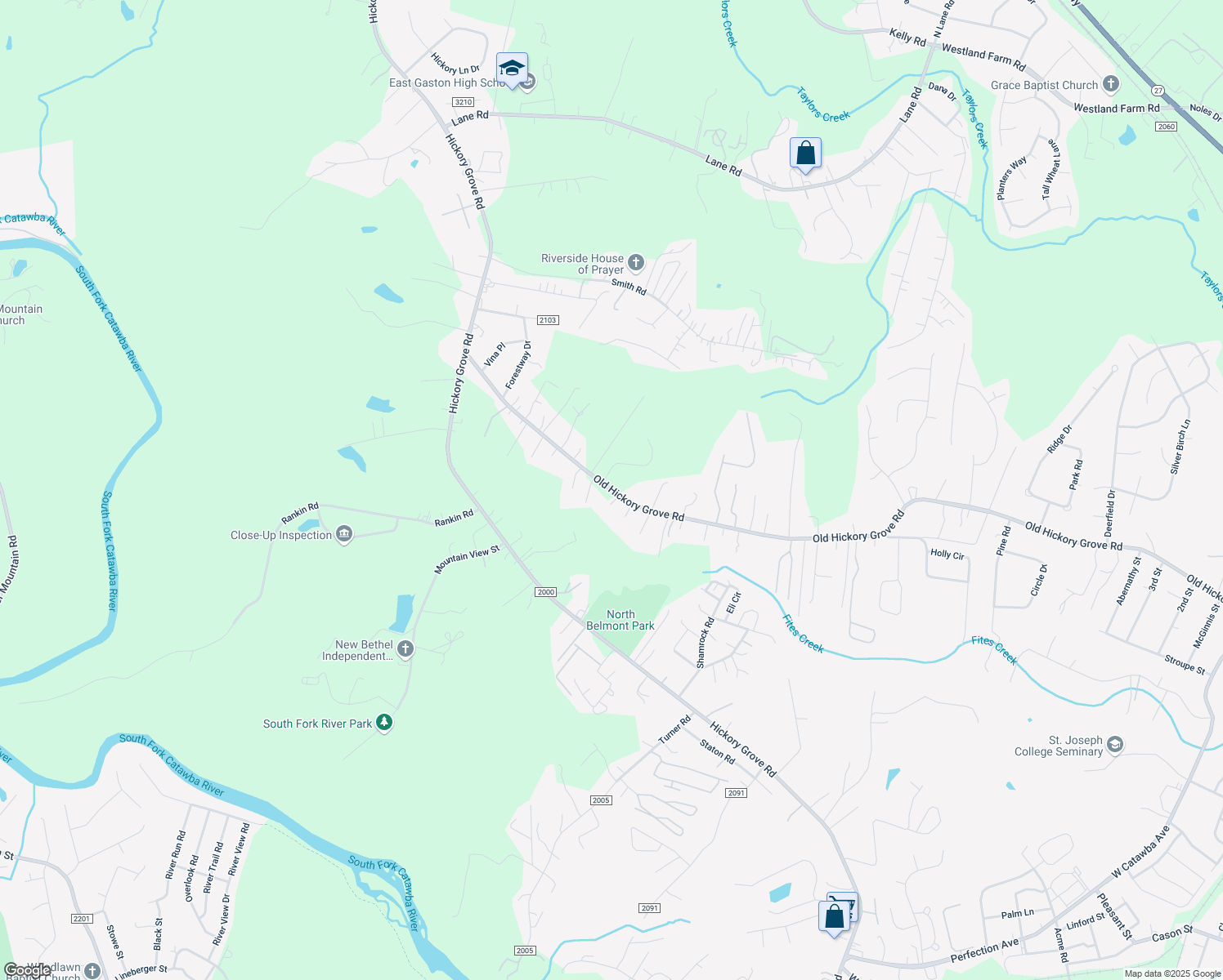 2144 Old Hickory Grove Road, Mount Holly NC Walk Score