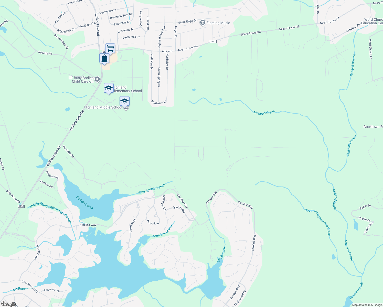 map of restaurants, bars, coffee shops, grocery stores, and more near 160 D L Phillips Ln in Broadway
