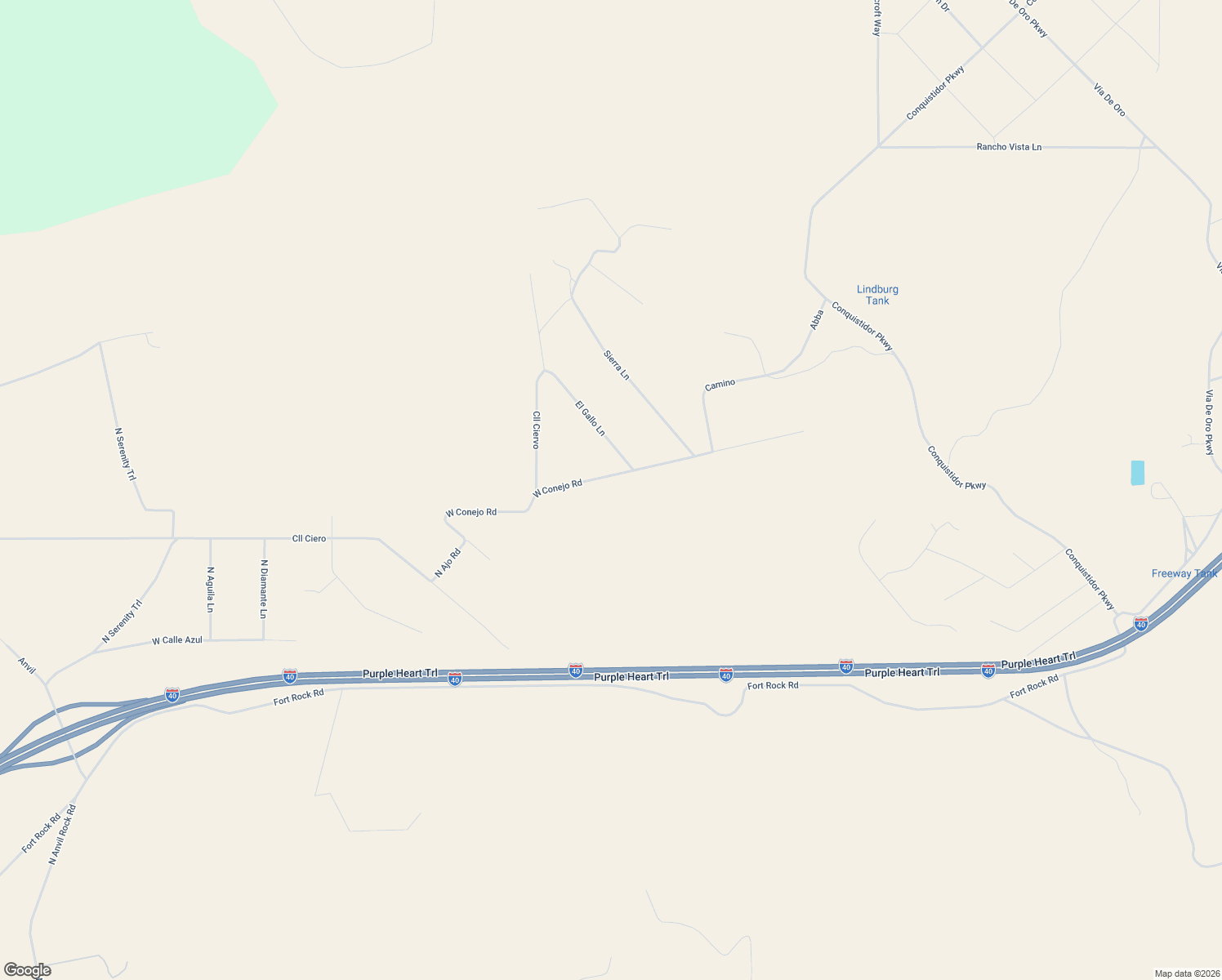 map of restaurants, bars, coffee shops, grocery stores, and more near 32711 W Conejo Rd in Seligman