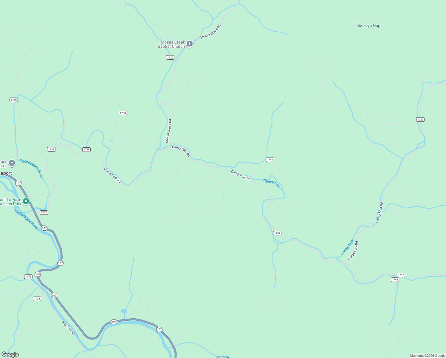 map of restaurants, bars, coffee shops, grocery stores, and more near 132 Peachtree Road in Cullowhee