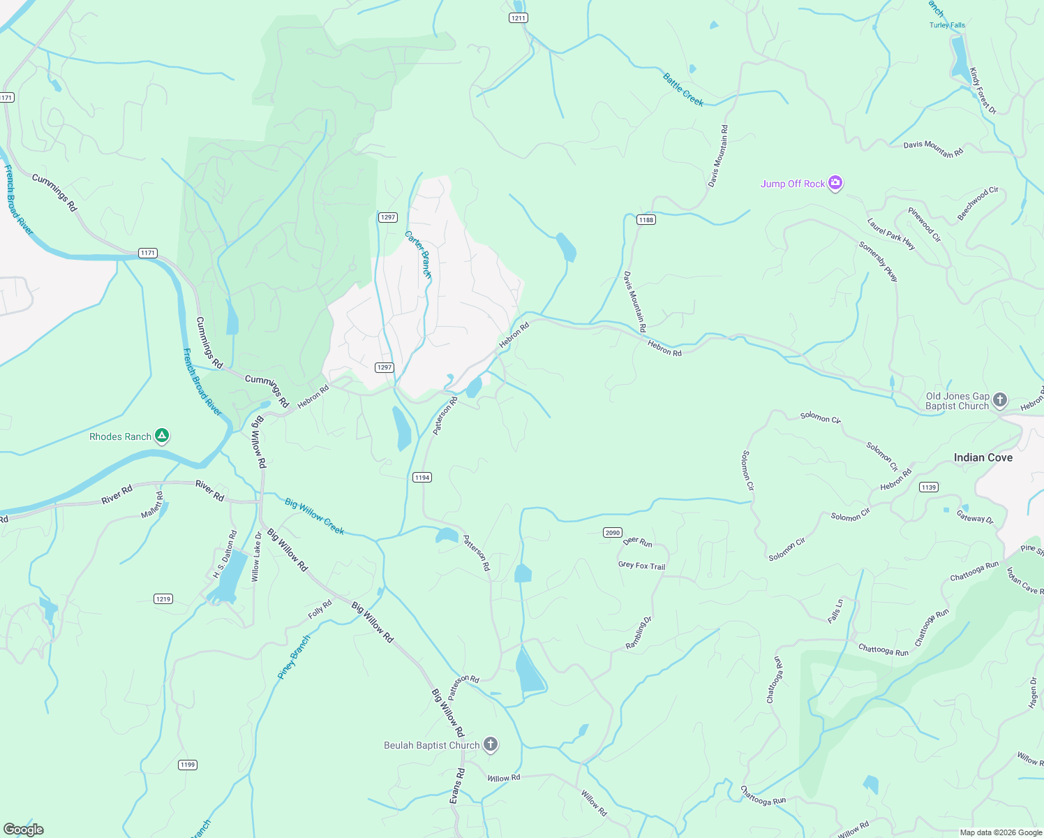 map of restaurants, bars, coffee shops, grocery stores, and more near 5571 Spring Road in Hendersonville
