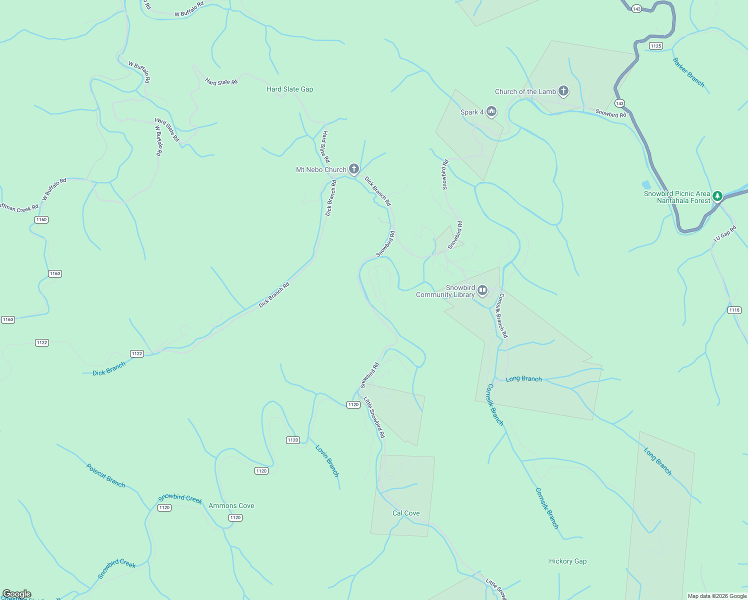map of restaurants, bars, coffee shops, grocery stores, and more near 7356 Snowbird Road in Robbinsville