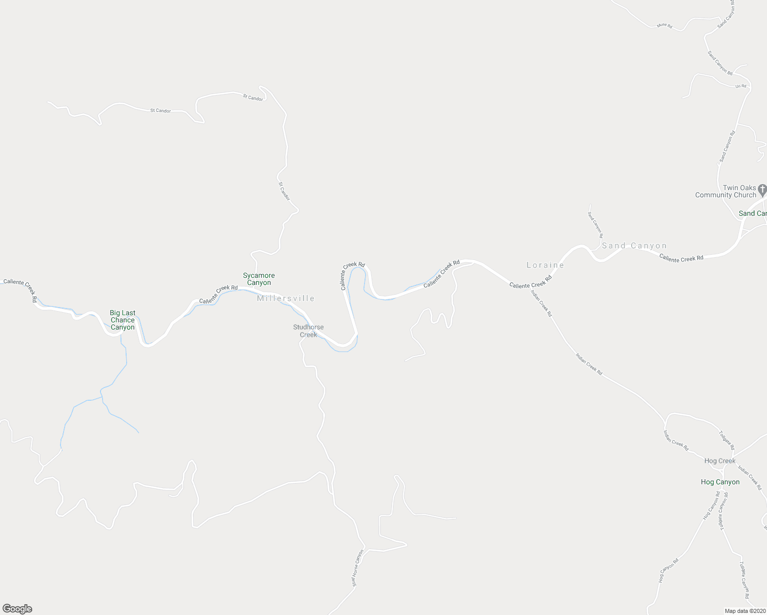 map of restaurants, bars, coffee shops, grocery stores, and more near 18234 Caliente Creek Road in Kern County