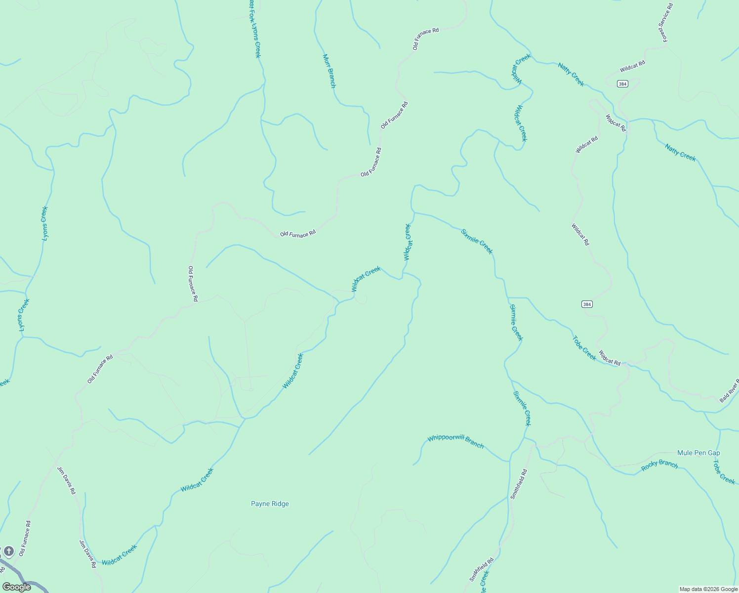 map of restaurants, bars, coffee shops, grocery stores, and more near 1612 Old Furnace Road in Tellico Plains