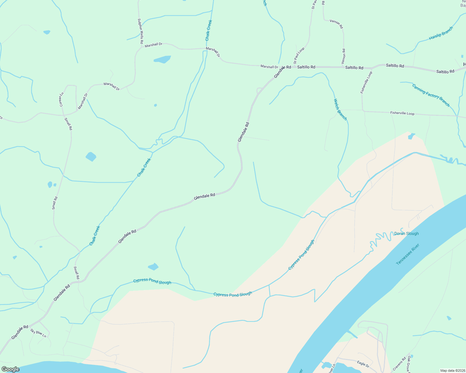 map of restaurants, bars, coffee shops, grocery stores, and more near 7505 Glendale Road in Morris Chapel