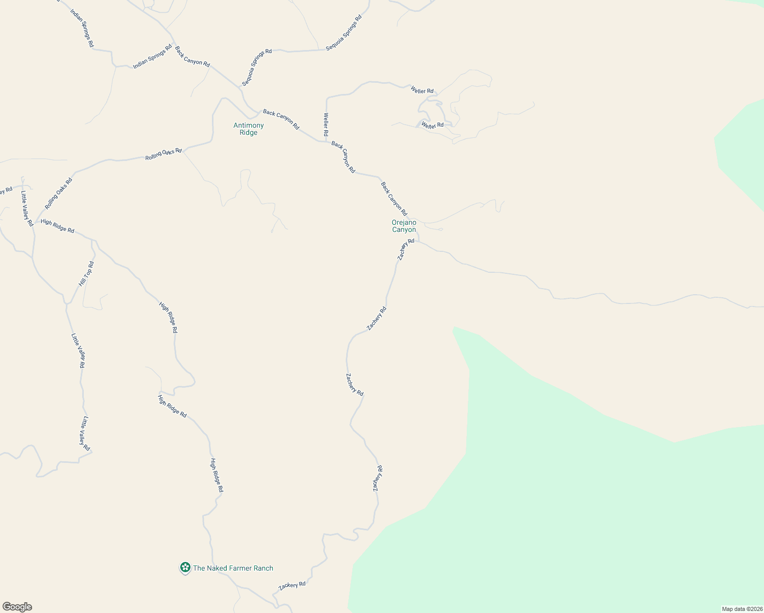 map of restaurants, bars, coffee shops, grocery stores, and more near 33593 Zachery Road in Kern County