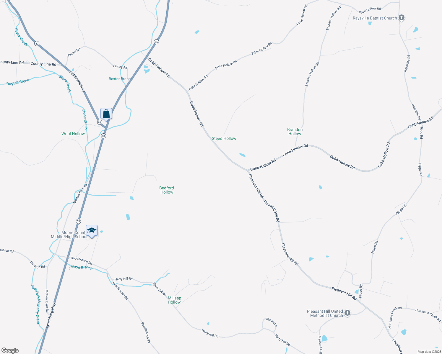 map of restaurants, bars, coffee shops, grocery stores, and more near 1062 Cobb Hollow Road in Lynchburg