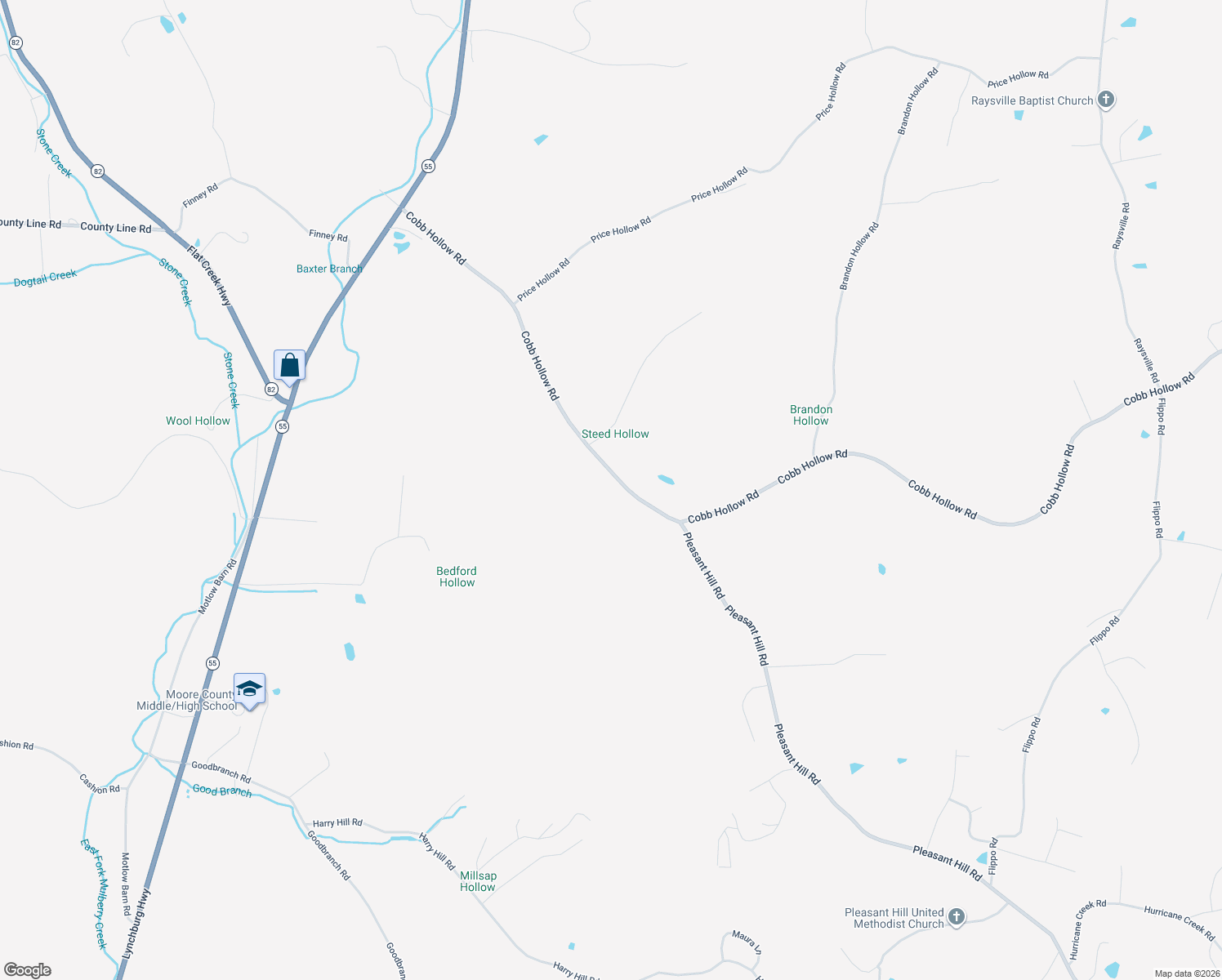 map of restaurants, bars, coffee shops, grocery stores, and more near 1062 Cobb Hollow Road in Lynchburg