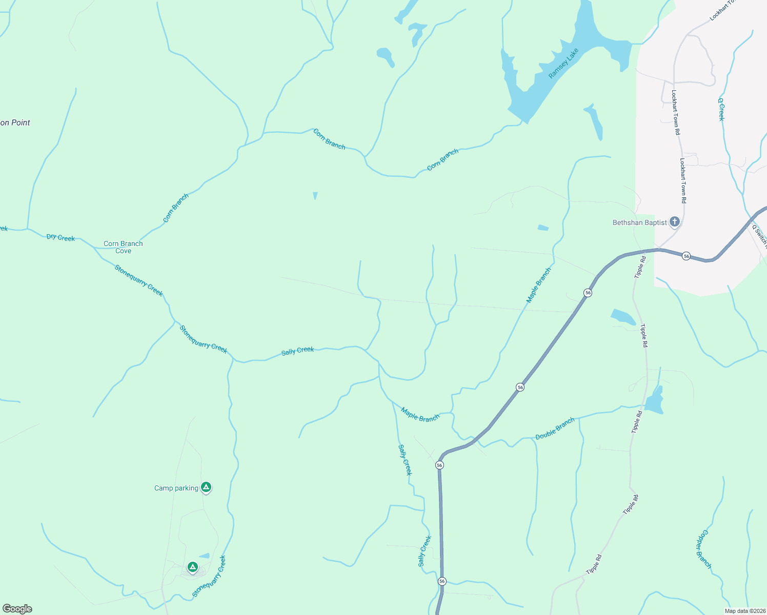 map of restaurants, bars, coffee shops, grocery stores, and more near 1475 Adams Road in Tracy City
