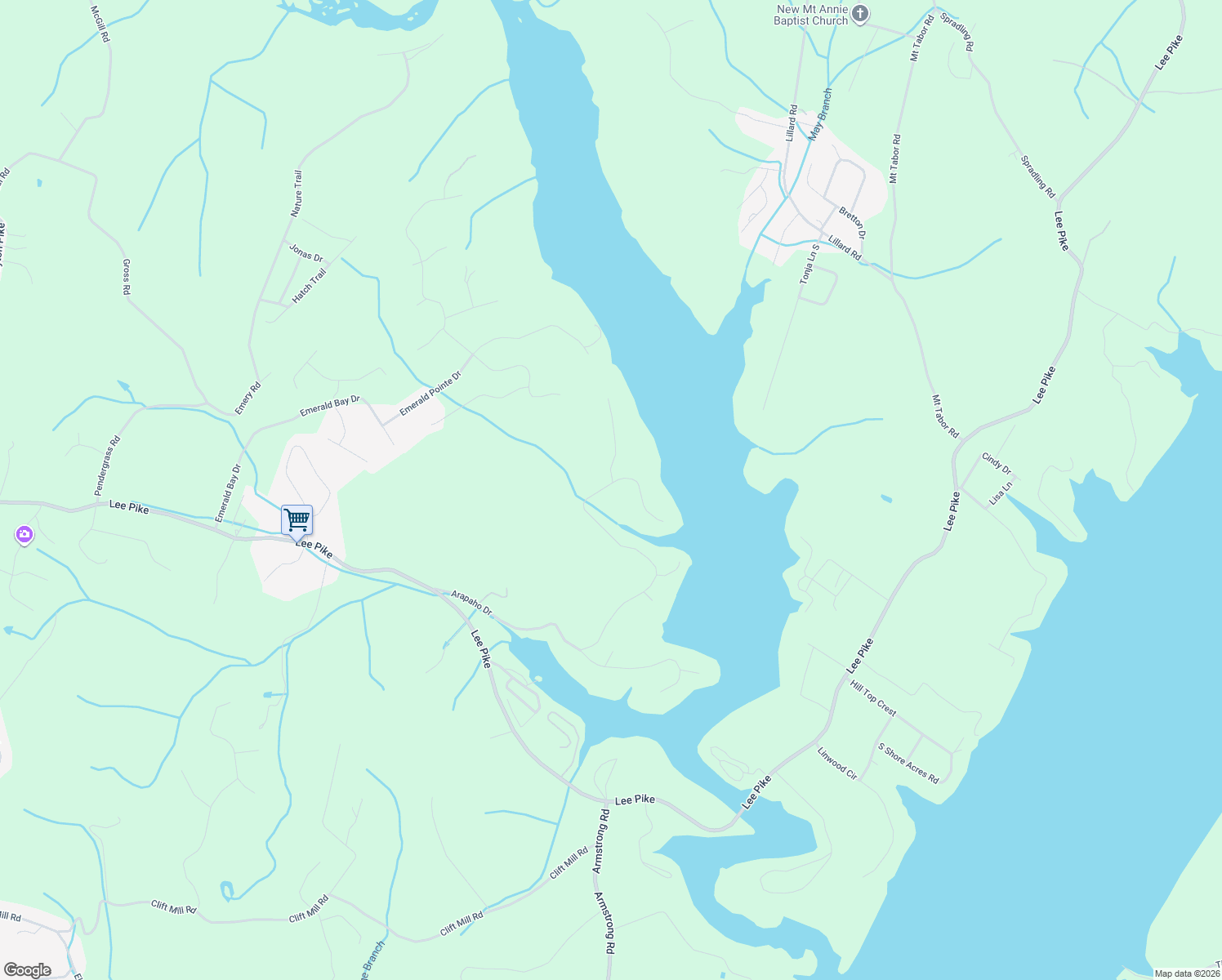 map of restaurants, bars, coffee shops, grocery stores, and more near 13312 Bellacoola Drive in Soddy-Daisy