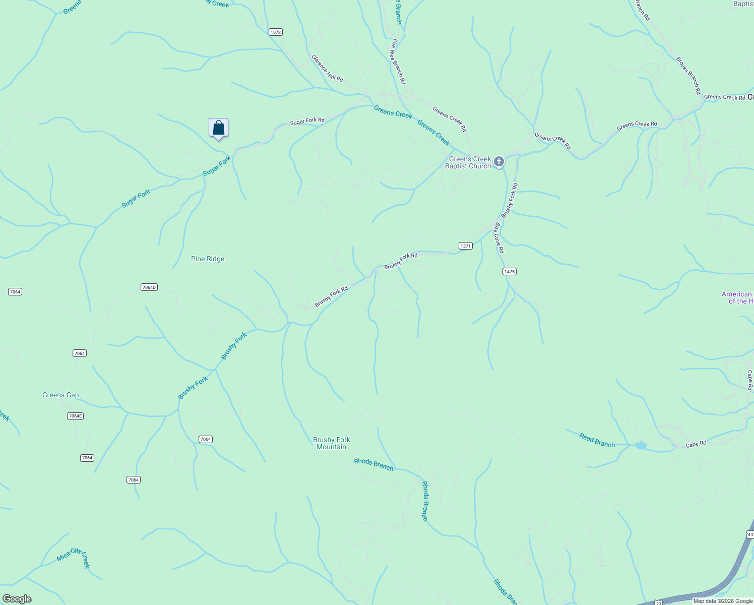 map of restaurants, bars, coffee shops, grocery stores, and more near 20 Laurel Branch Road in Sylva