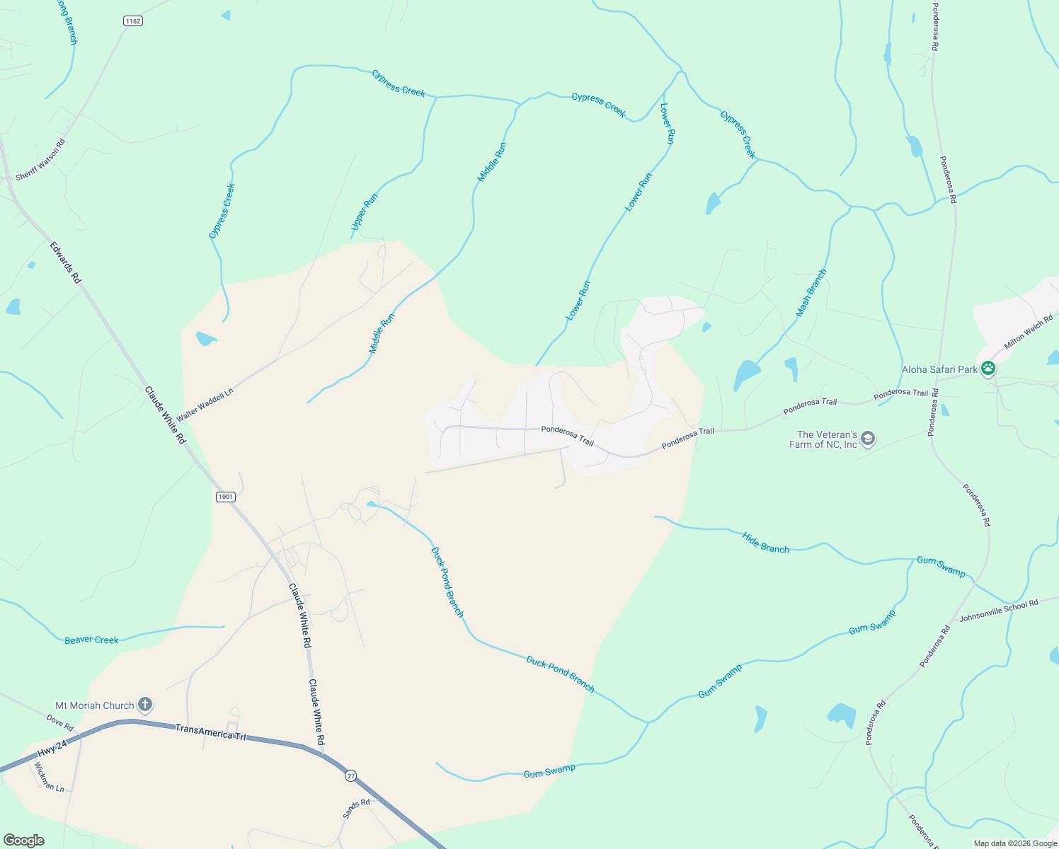 map of restaurants, bars, coffee shops, grocery stores, and more near 1458 Ponderosa Trail in Cameron
