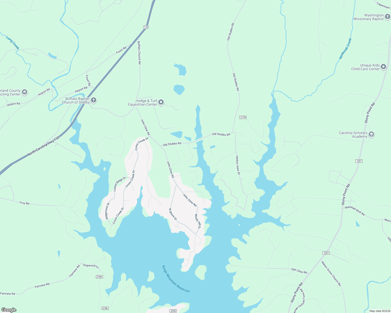map of restaurants, bars, coffee shops, grocery stores, and more near 117 Sunshine Lane in Cherryville