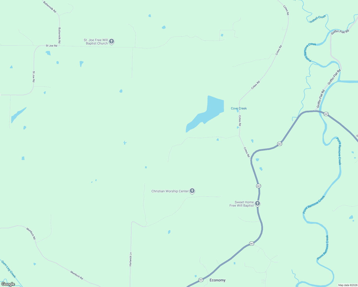map of restaurants, bars, coffee shops, grocery stores, and more near 655 Burnett Cove Road in Atkins