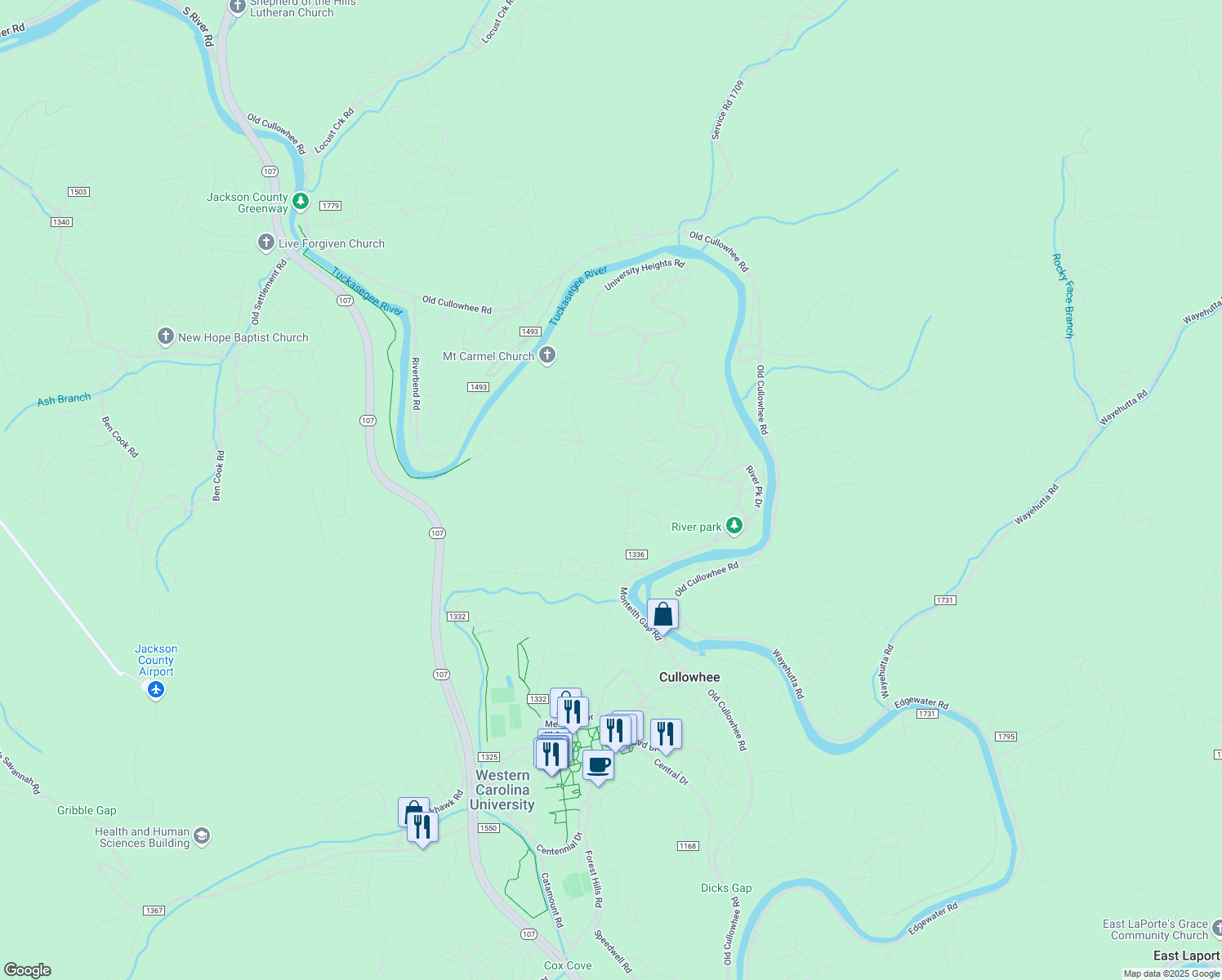 515 Monteith Gap Road, Cullowhee NC Walk Score