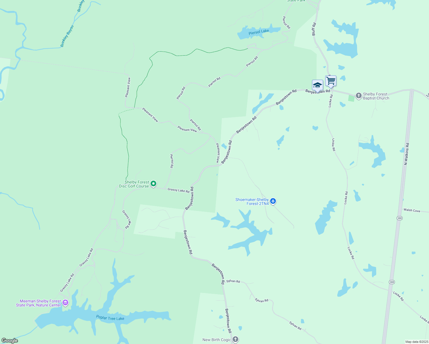 map of restaurants, bars, coffee shops, grocery stores, and more near 7212 Benjestown Road in Millington