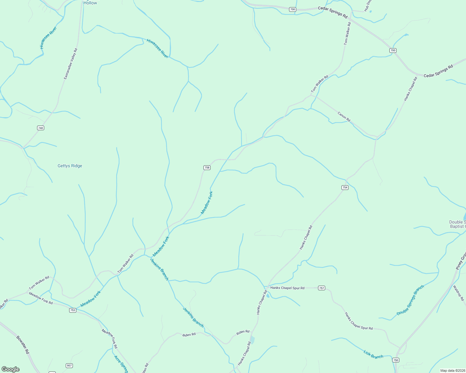 map of restaurants, bars, coffee shops, grocery stores, and more near 397 County Road 758 in Riceville