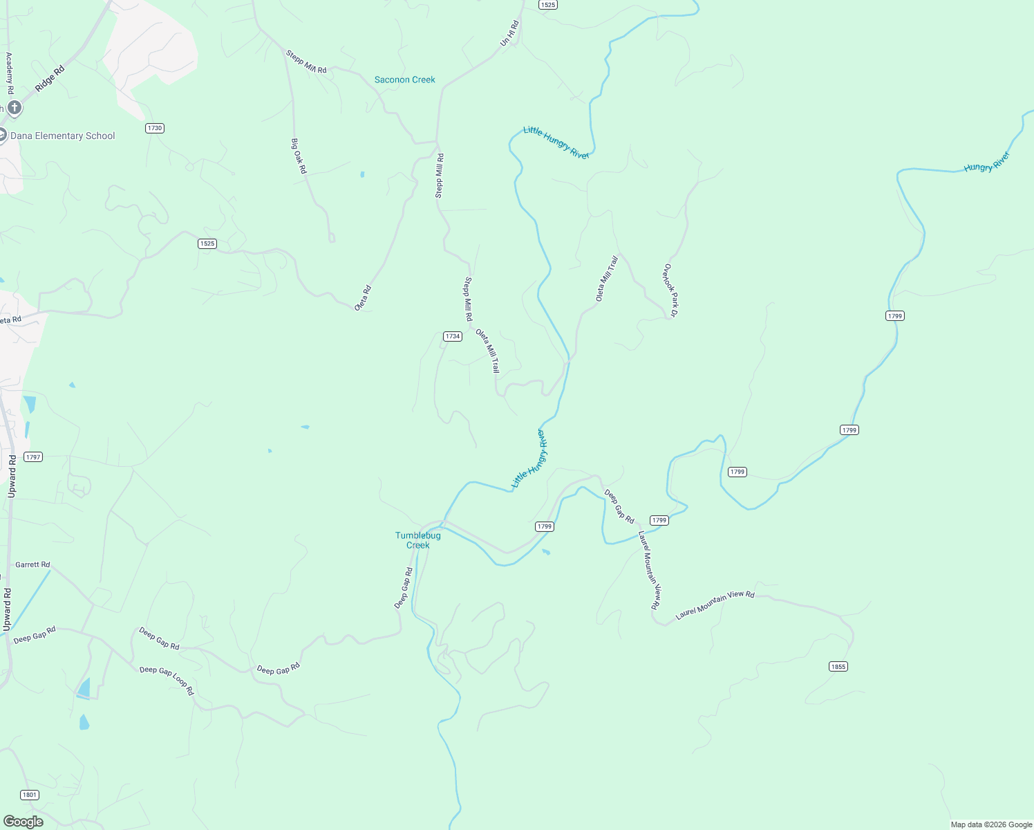 map of restaurants, bars, coffee shops, grocery stores, and more near 68 Stepp Ridge Court in Hendersonville