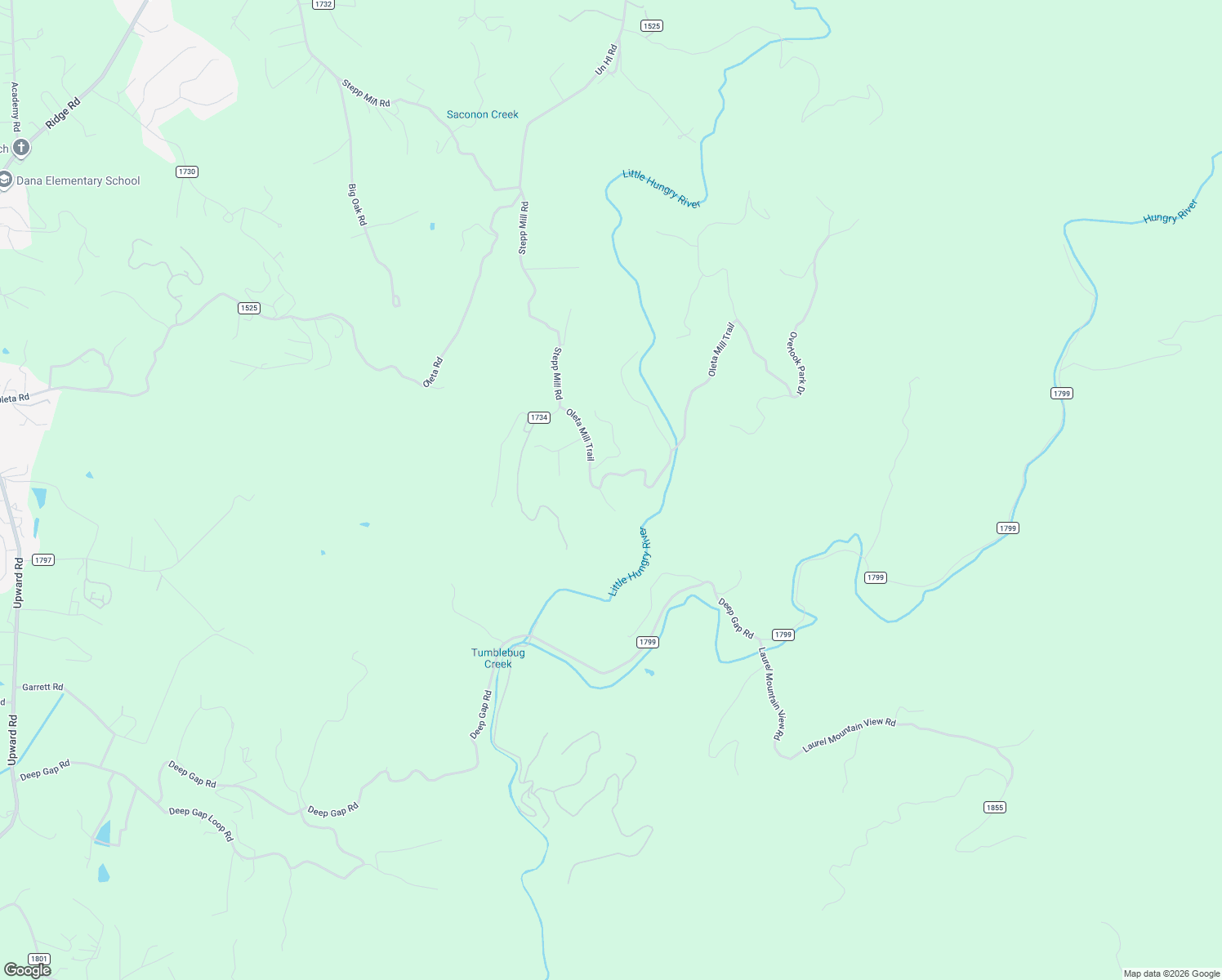 map of restaurants, bars, coffee shops, grocery stores, and more near 68 Stepp Ridge Court in Hendersonville