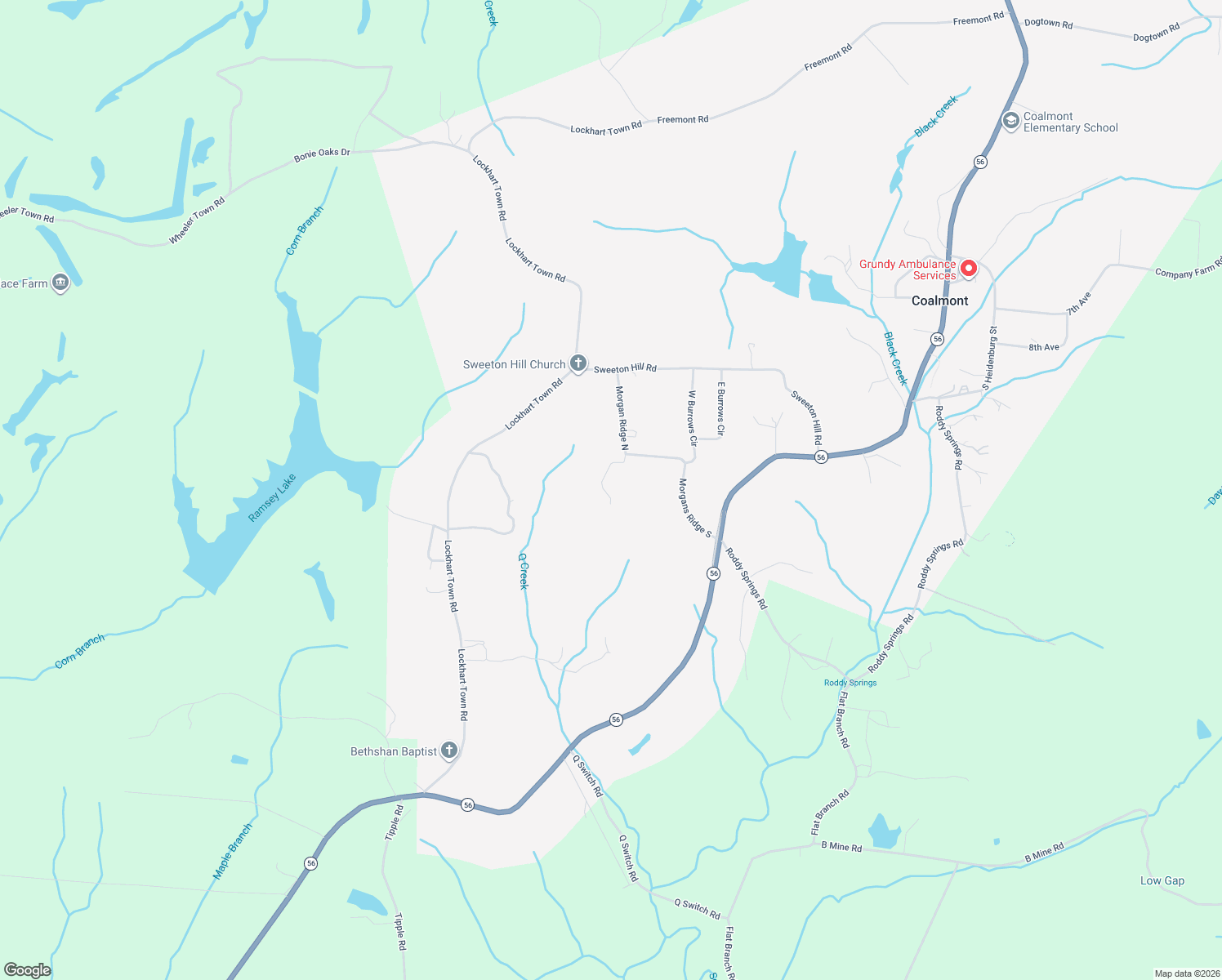 map of restaurants, bars, coffee shops, grocery stores, and more near 455 Morgan Ridge North in Coalmont