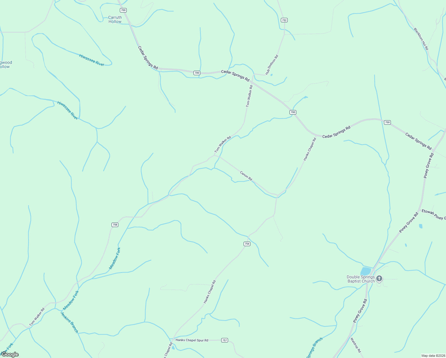map of restaurants, bars, coffee shops, grocery stores, and more near 138 County Road 755 in McMinn