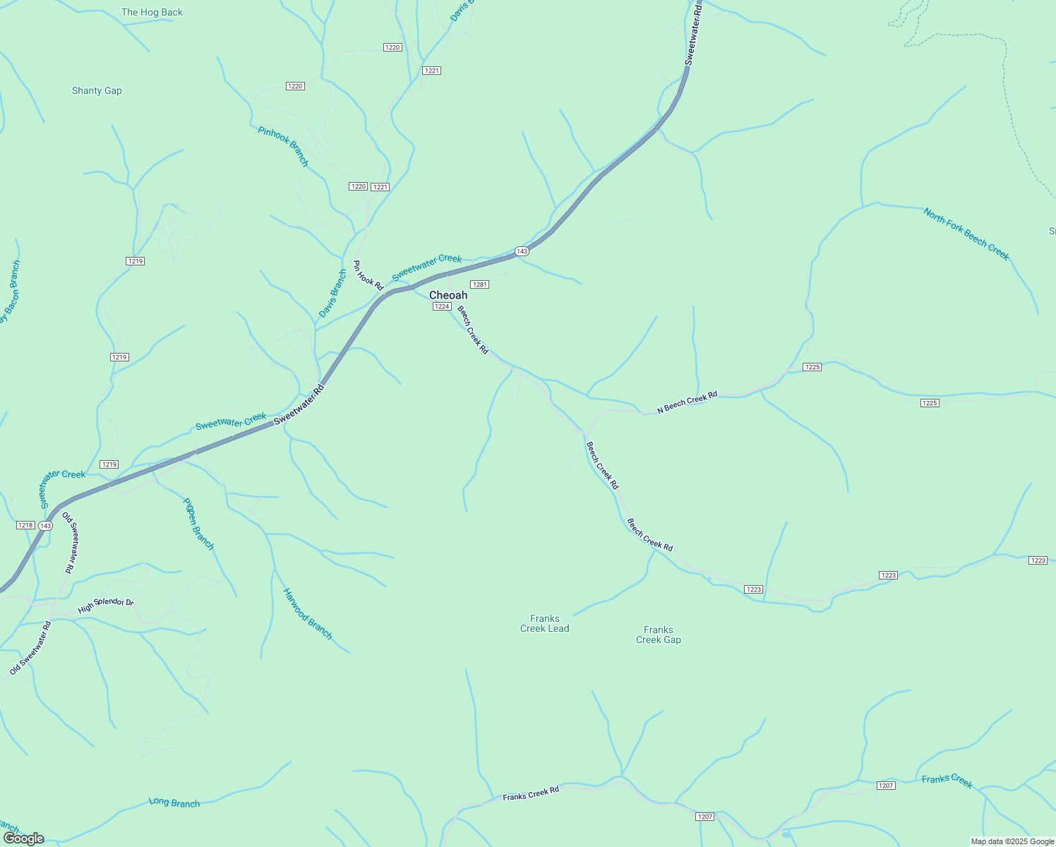 map of restaurants, bars, coffee shops, grocery stores, and more near 590 Beech Creek Road in Robbinsville