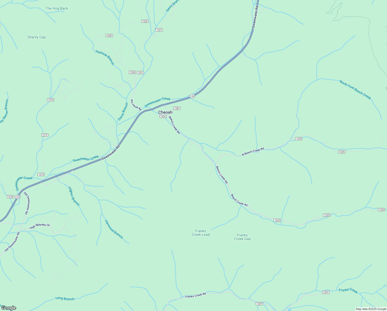 map of restaurants, bars, coffee shops, grocery stores, and more near 590 Beech Creek Road in Robbinsville