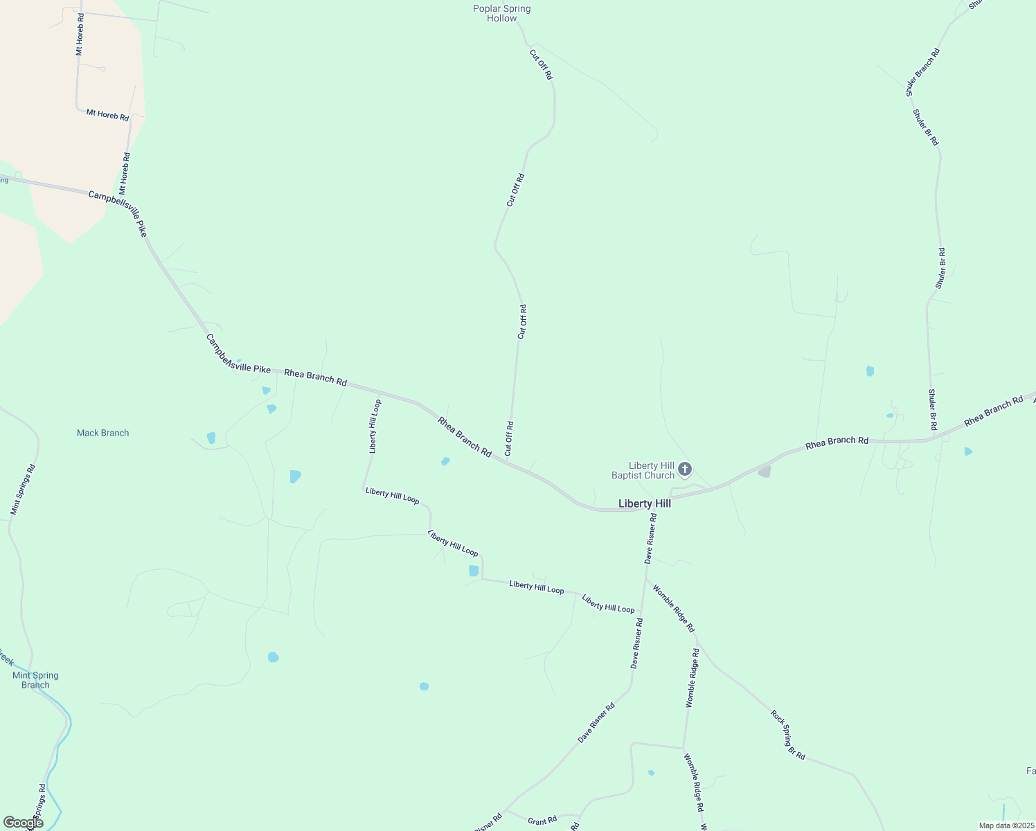 map of restaurants, bars, coffee shops, grocery stores, and more near 264 Cut Off Rd in Ethridge