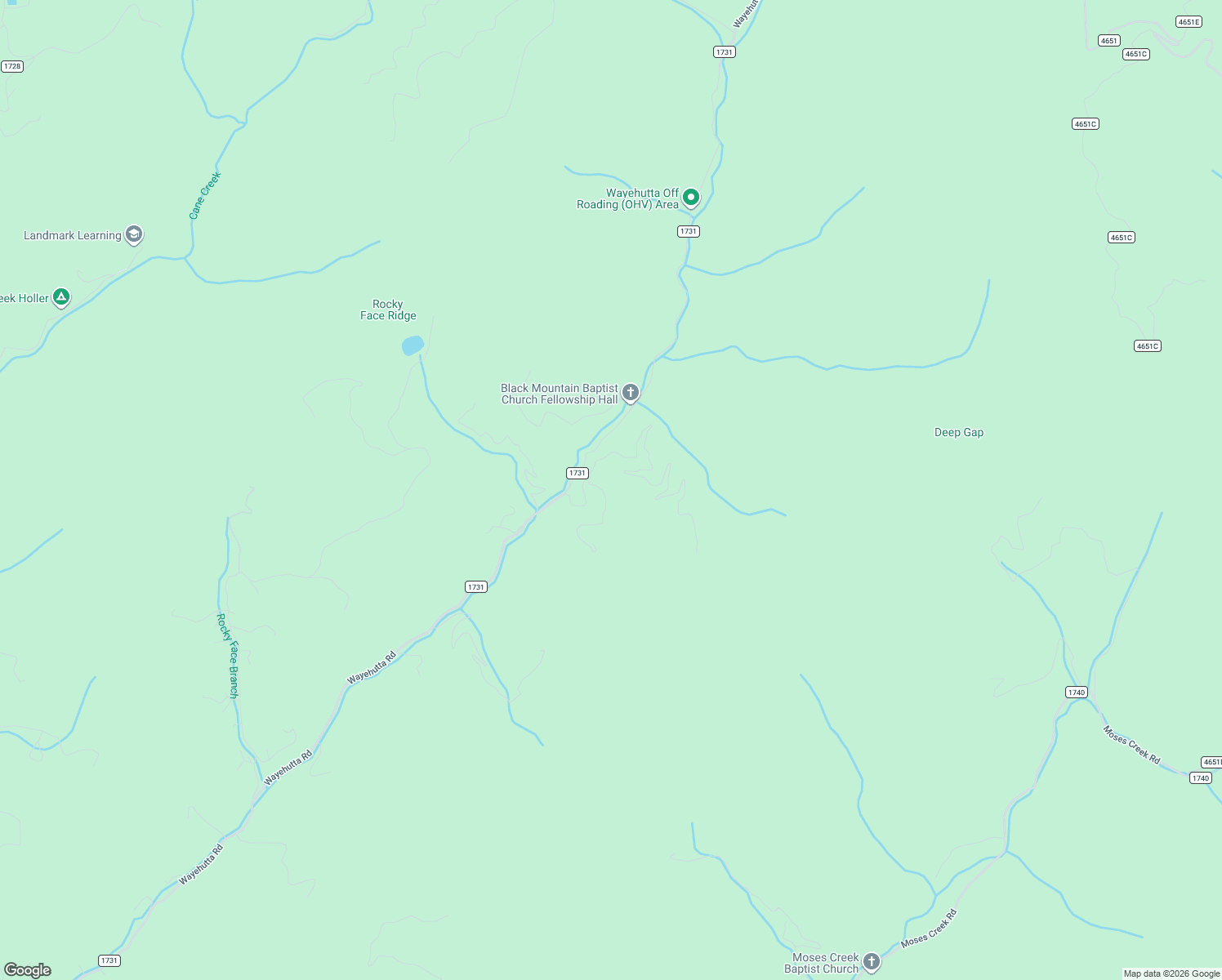 map of restaurants, bars, coffee shops, grocery stores, and more near 3147 Wayehutta Road in Cullowhee