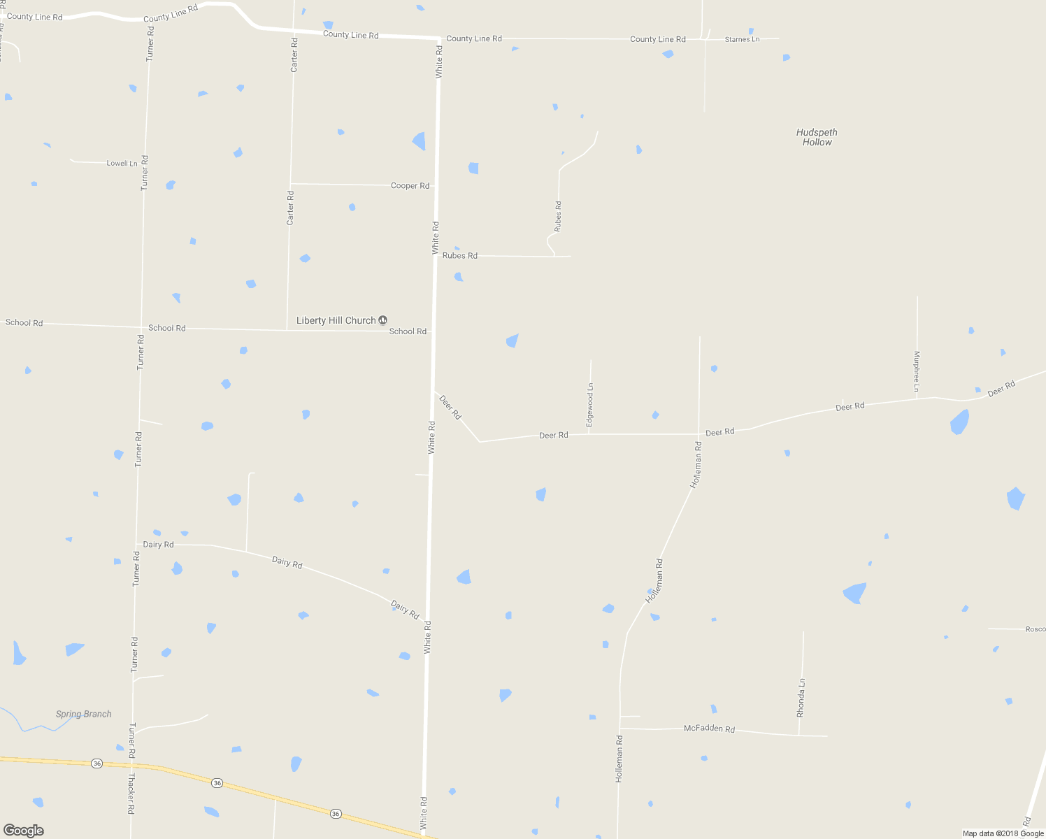map of restaurants, bars, coffee shops, grocery stores, and more near 552 Deer Road in Rose Bud