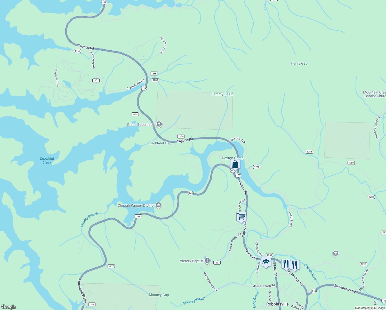 map of restaurants, bars, coffee shops, grocery stores, and more near 520 Castlewood Road in Robbinsville