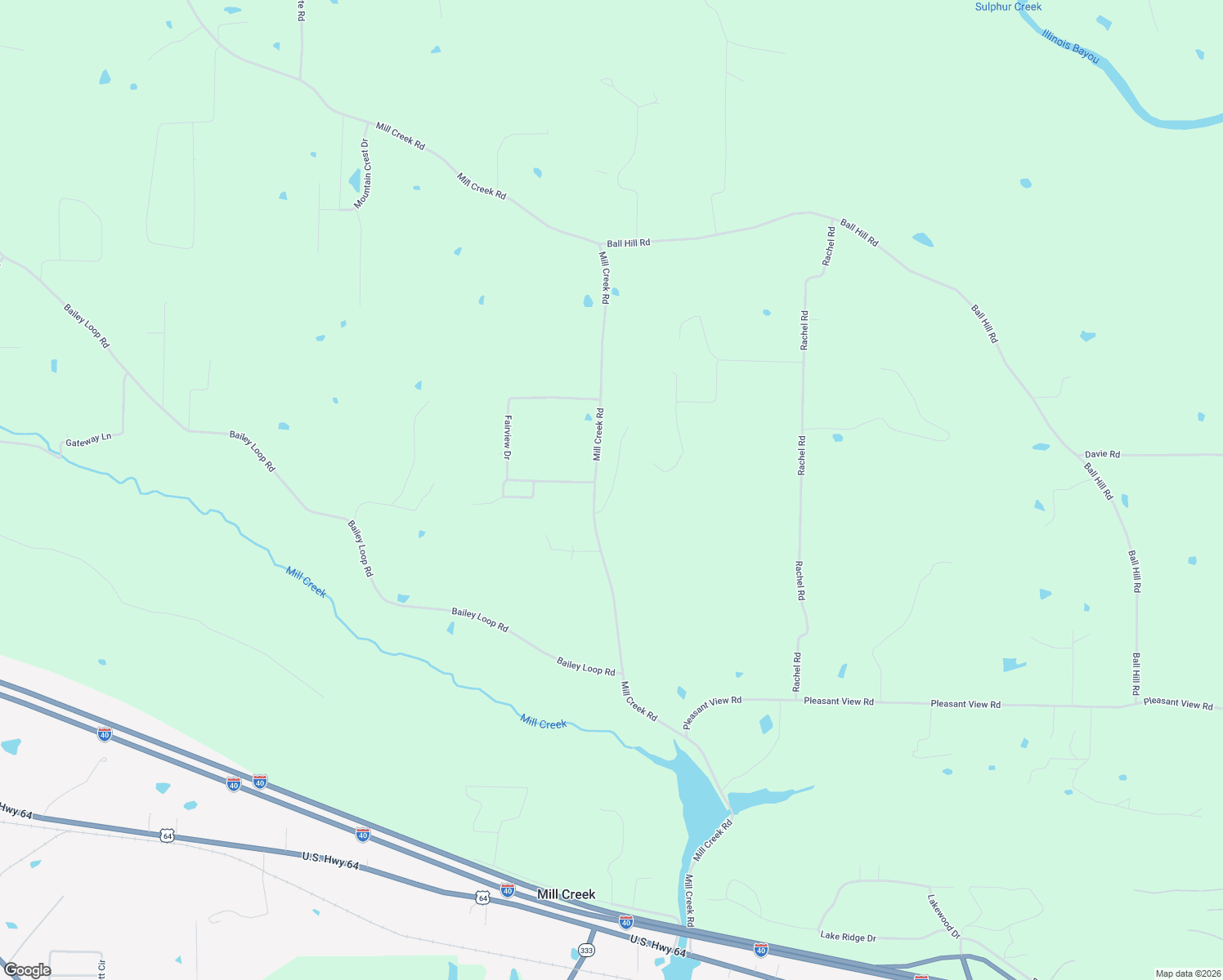 map of restaurants, bars, coffee shops, grocery stores, and more near 105 Steep Lane in Russellville