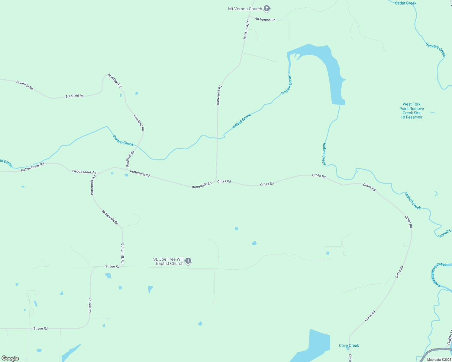 map of restaurants, bars, coffee shops, grocery stores, and more near 401 Crites Road in Atkins
