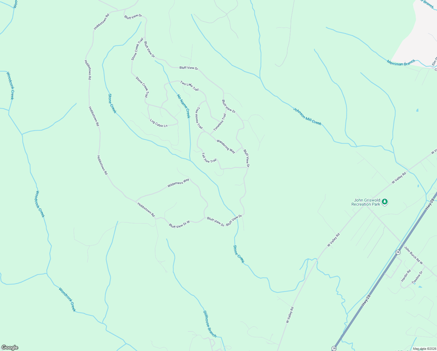 map of restaurants, bars, coffee shops, grocery stores, and more near Starview Place in Sequatchie County
