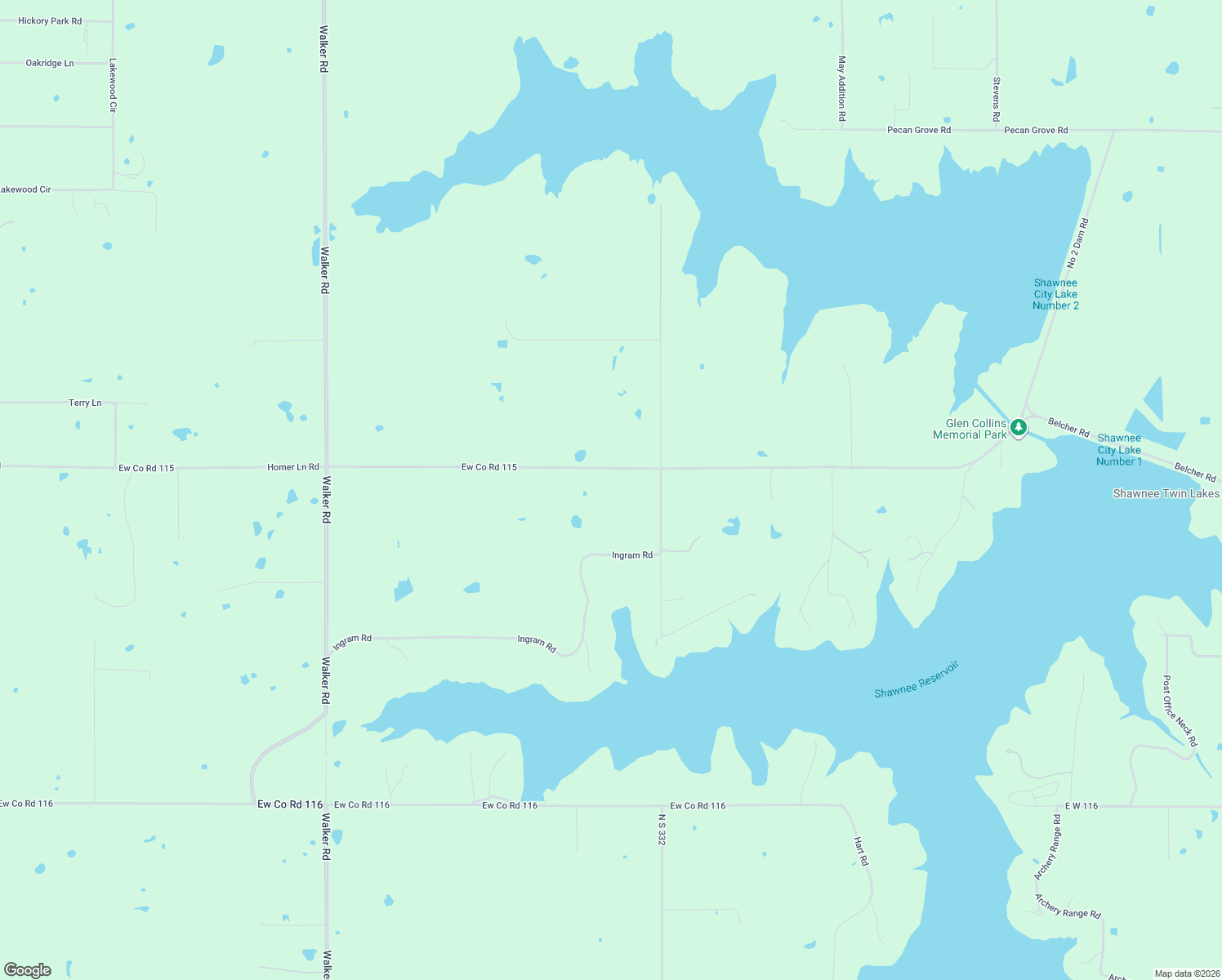 map of restaurants, bars, coffee shops, grocery stores, and more near 31807 Homer Lane Road in Shawnee