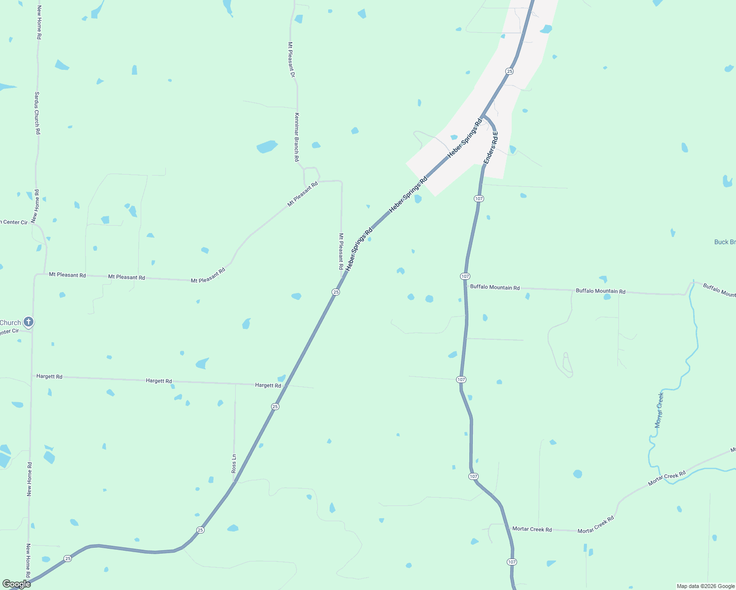 map of restaurants, bars, coffee shops, grocery stores, and more near 924 Arkansas 25 in Quitman
