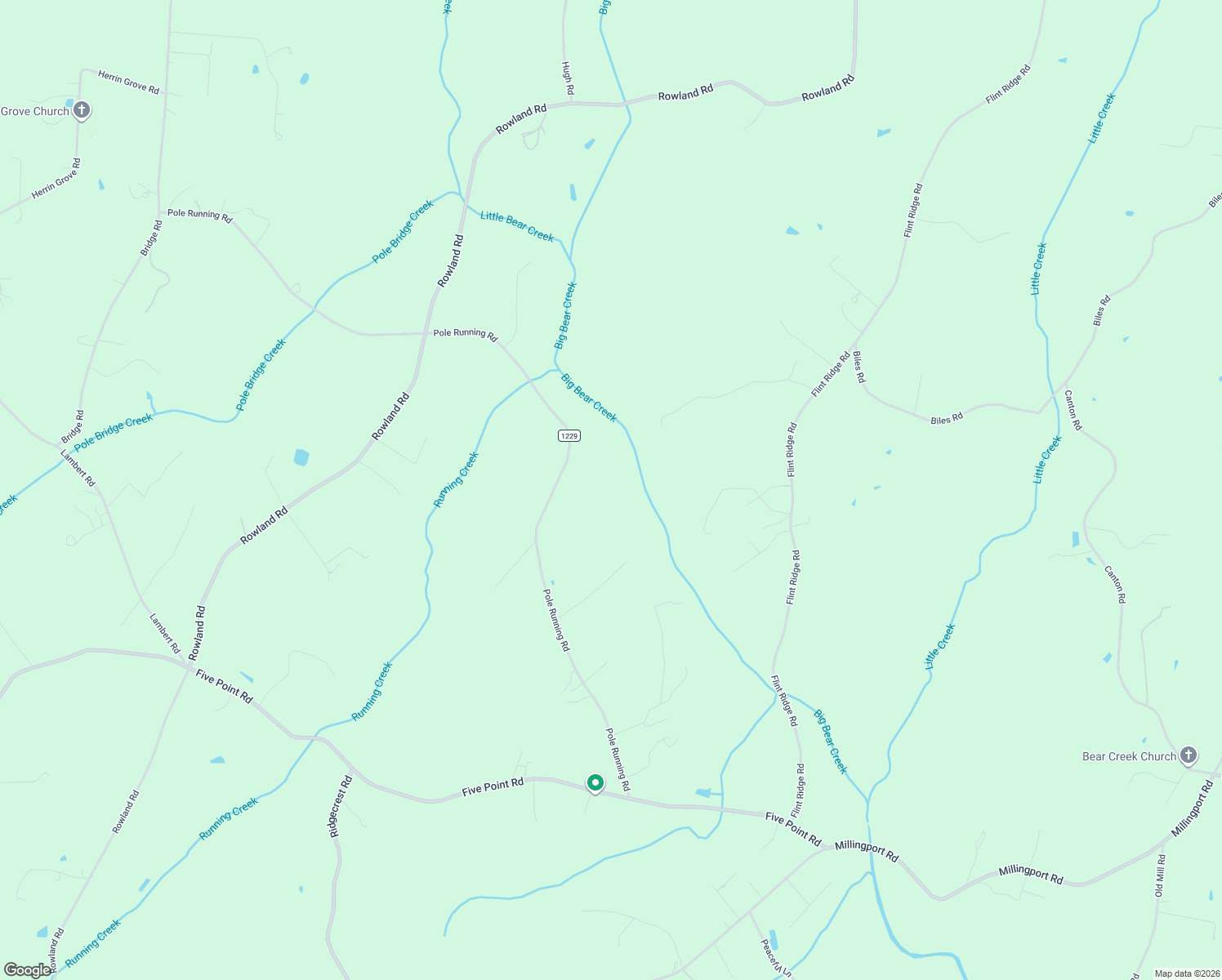 map of restaurants, bars, coffee shops, grocery stores, and more near 28380 Pole Running Road in Mount Pleasant