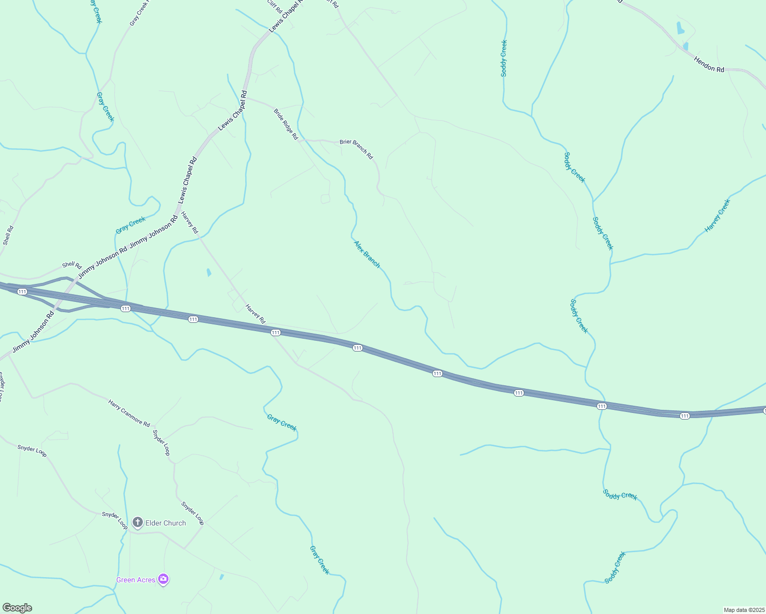 map of restaurants, bars, coffee shops, grocery stores, and more near 467 Gallahan Road in Graysville