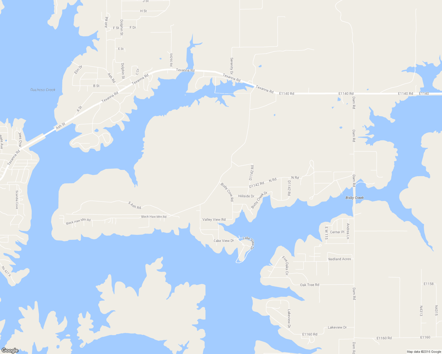 map of restaurants, bars, coffee shops, grocery stores, and more near 5 Ash Road in Porum