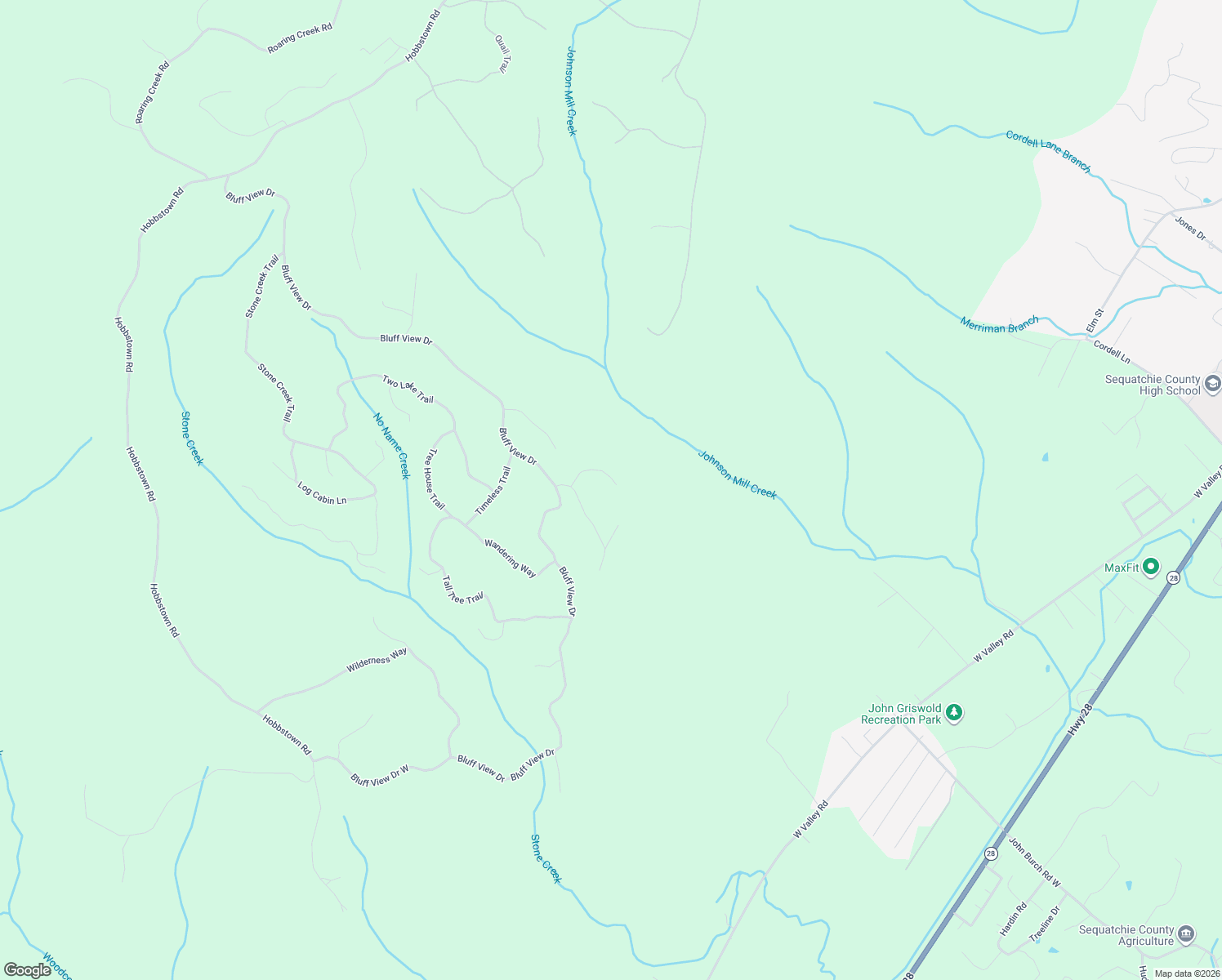 map of restaurants, bars, coffee shops, grocery stores, and more near 141 Skyhigh Trail in Dunlap
