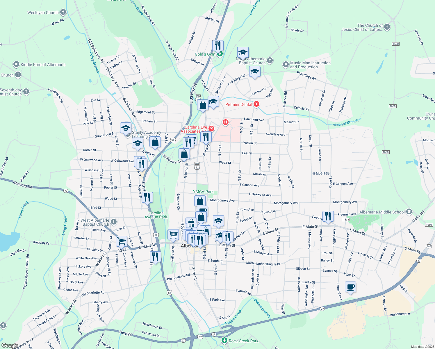 533 North 3rd Street, Albemarle NC Walk Score