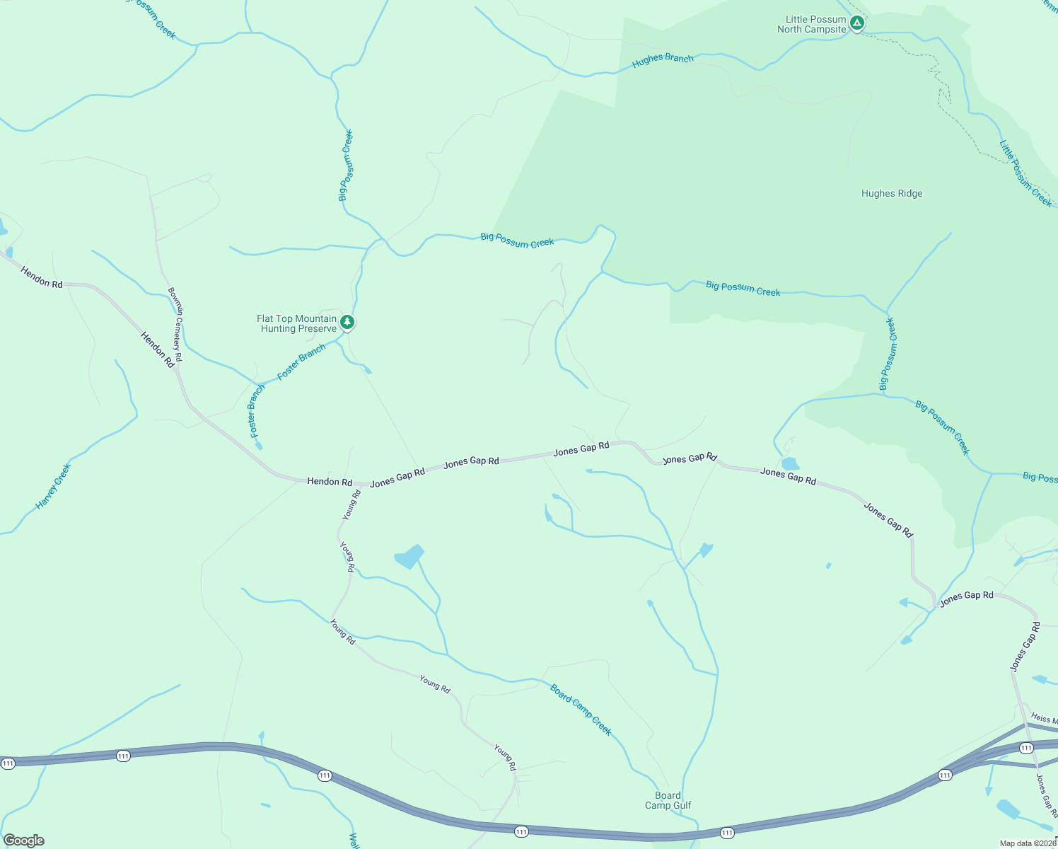 map of restaurants, bars, coffee shops, grocery stores, and more near 13716 Jones Gap Rd in Soddy-Daisy