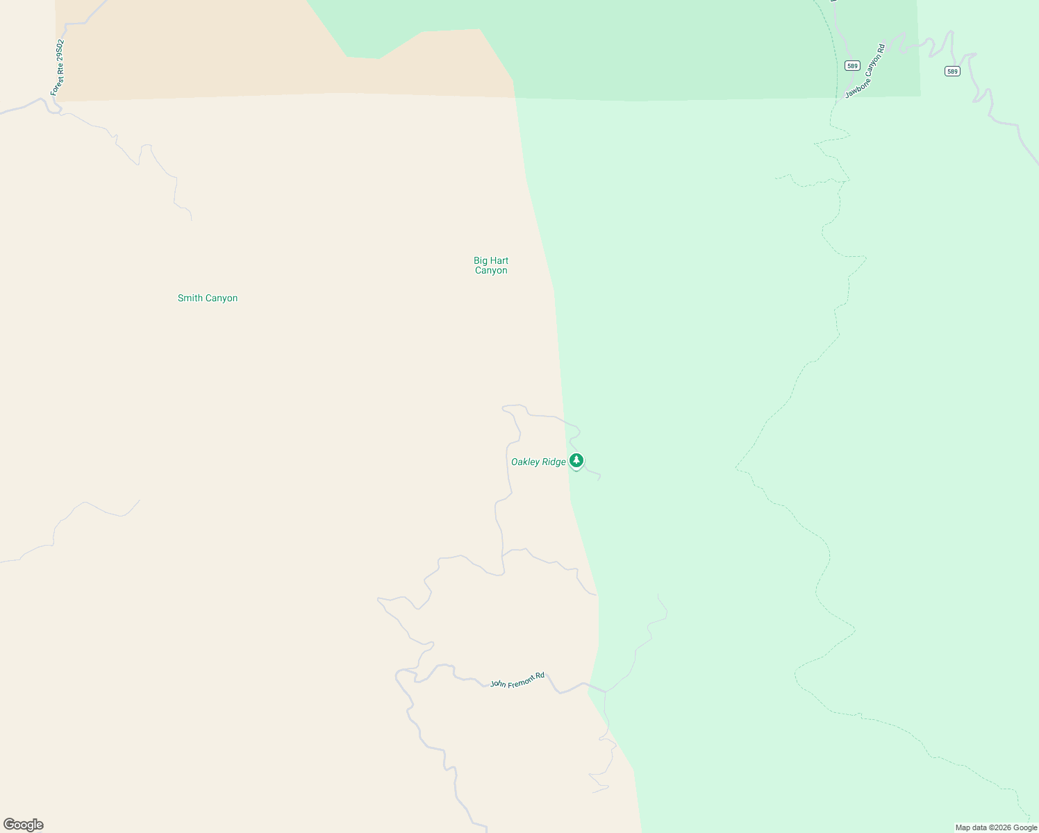 map of restaurants, bars, coffee shops, grocery stores, and more near Oakley Ridge Road in Kern County