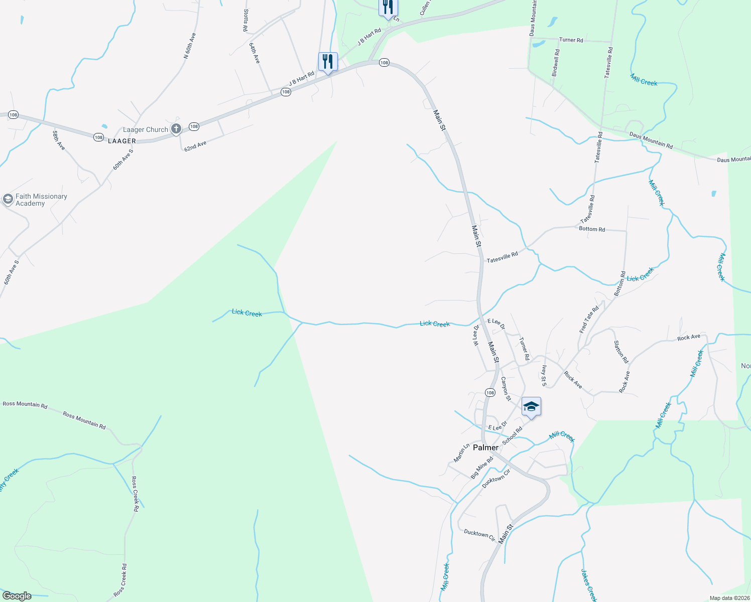 map of restaurants, bars, coffee shops, grocery stores, and more near 334 Sawmill Road in Palmer