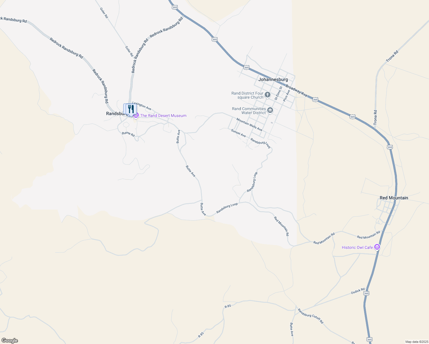 map of restaurants, bars, coffee shops, grocery stores, and more near in Johannesburg